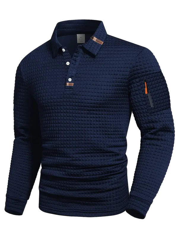 Juan - Polo elegante con bolsillo funcional en la manga para hombre