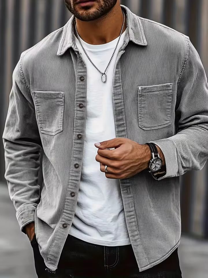 ALEJANDRO – Camisa Overshirt de Pana