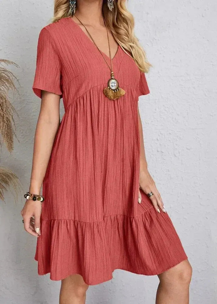 Claudia - Vestido elegante que disimula el vientre