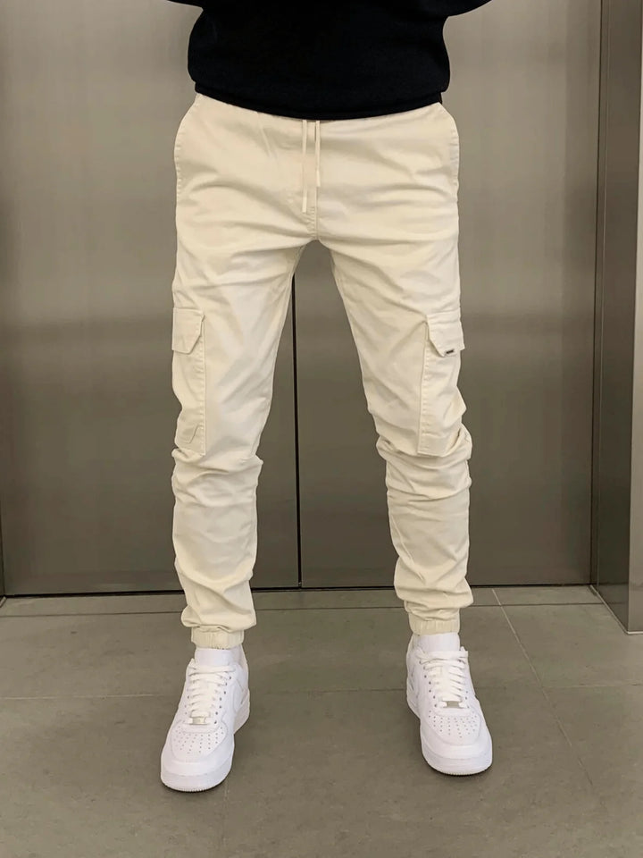 Pantalones cargo elásticos