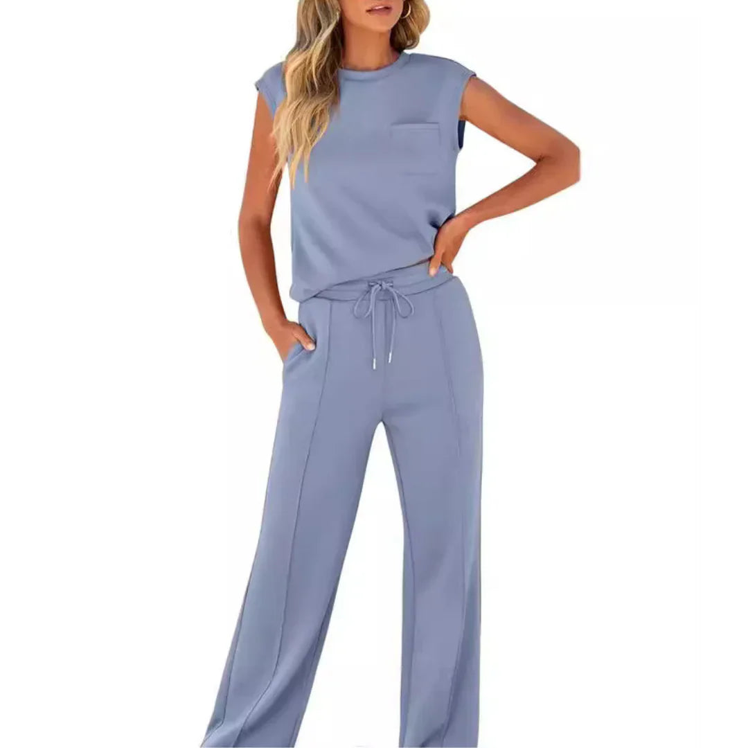 Alba – Conjunto informal de verano suave para estar por casa