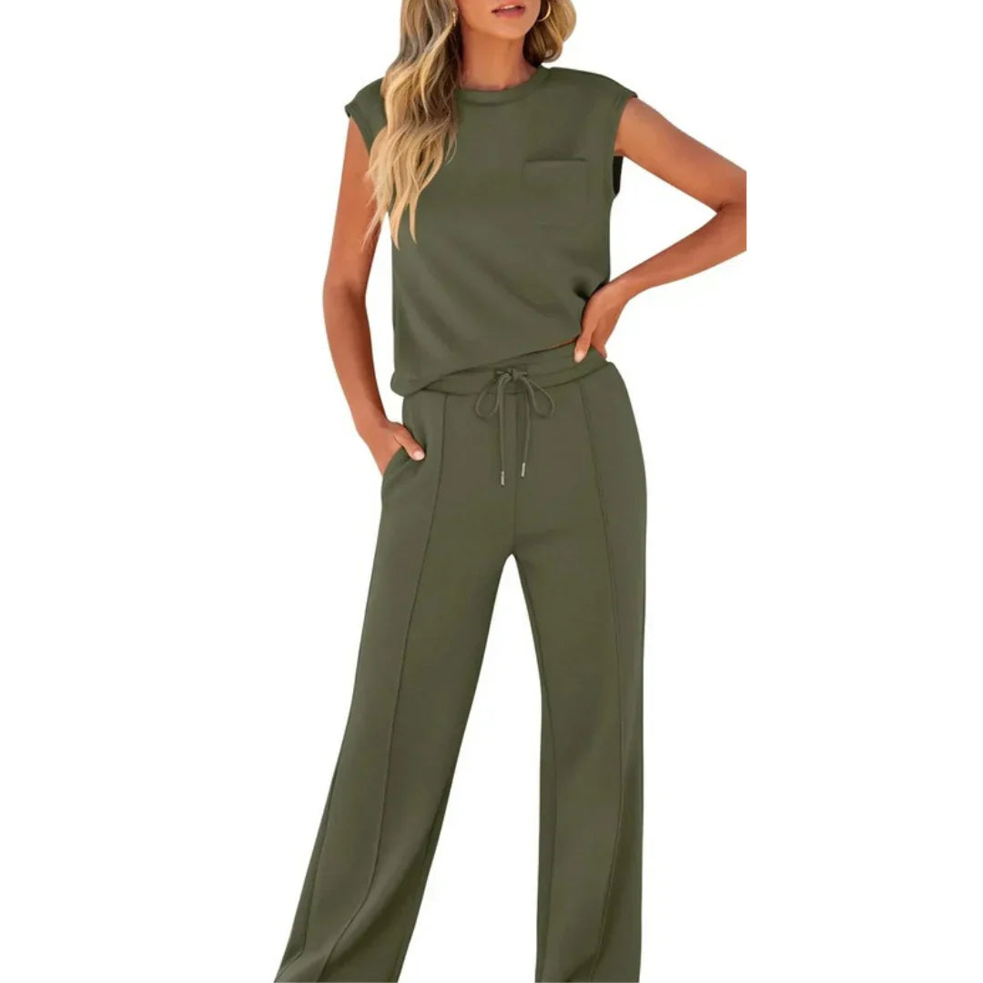 Alba – Conjunto informal de verano suave para estar por casa