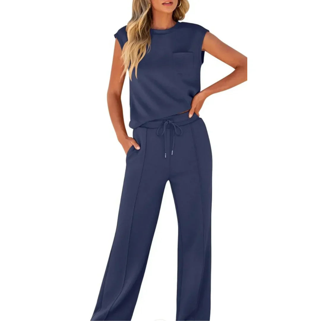 Alba – Conjunto informal de verano suave para estar por casa