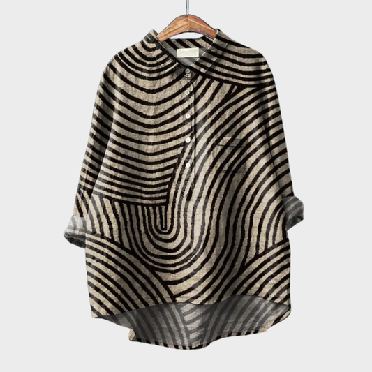 Melina | Blusa de lino elegante para el verano