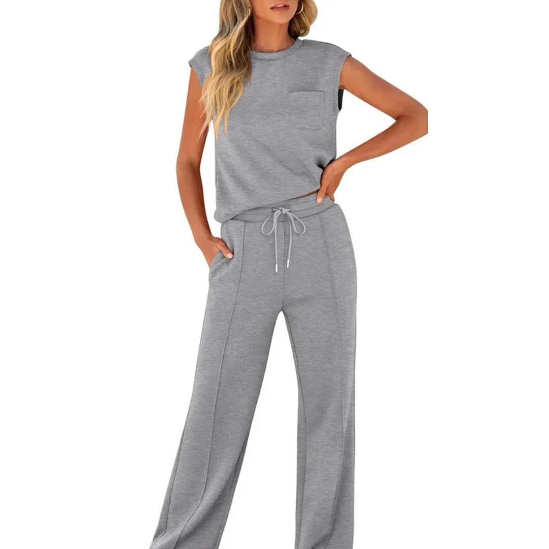 Alba – Conjunto informal de verano suave para estar por casa
