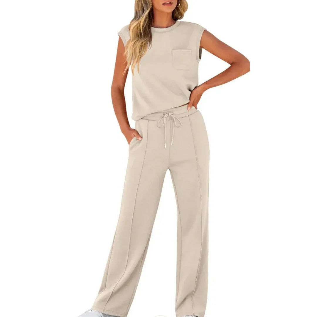 Alba – Conjunto informal de verano suave para estar por casa
