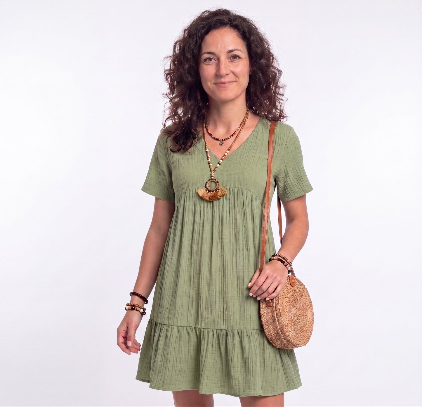 Lucía - Vestido elegante que disimula el vientre