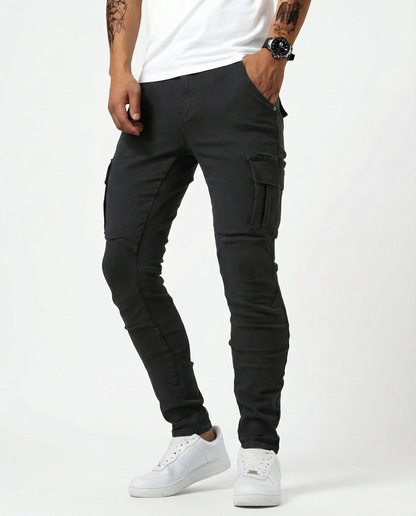Pantalón Cargo  Elástico