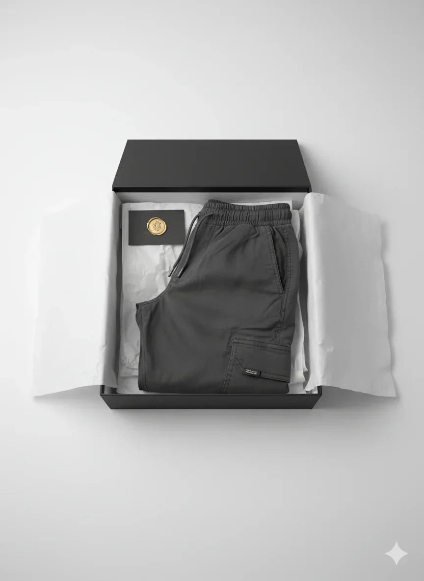 Pantalones cargo elásticos