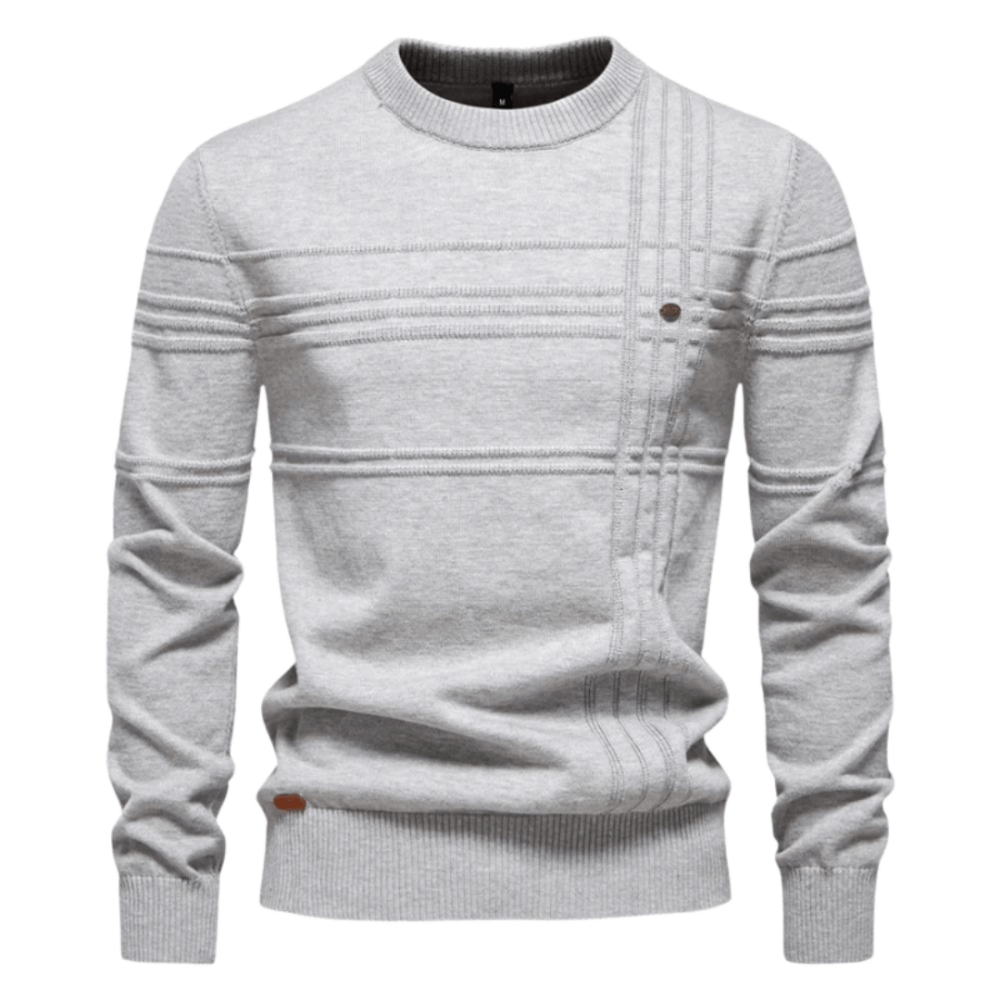 Jersey elegante con estampado a cuadros