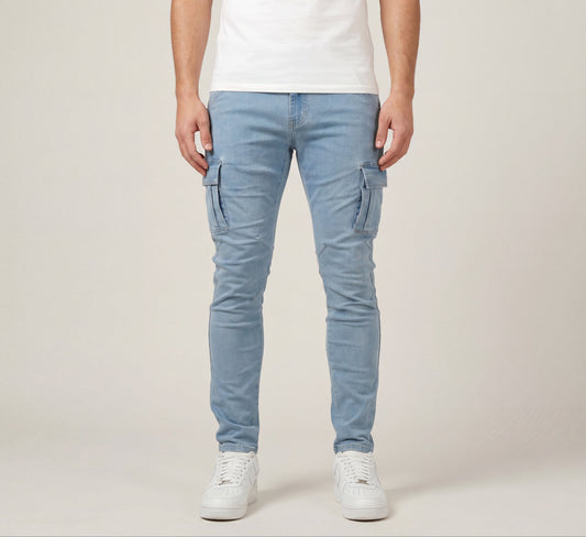 Pantalón Cargo  Elástico