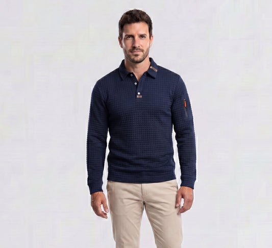 Juan - Polo elegante con bolsillo funcional en la manga para hombre