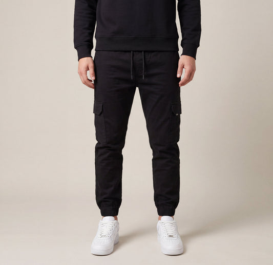 Pantalones cargo elásticos
