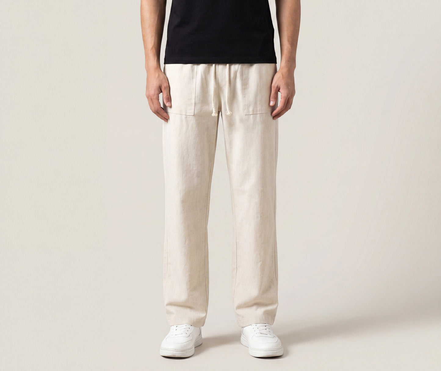 Pantalones de verano de lino informales