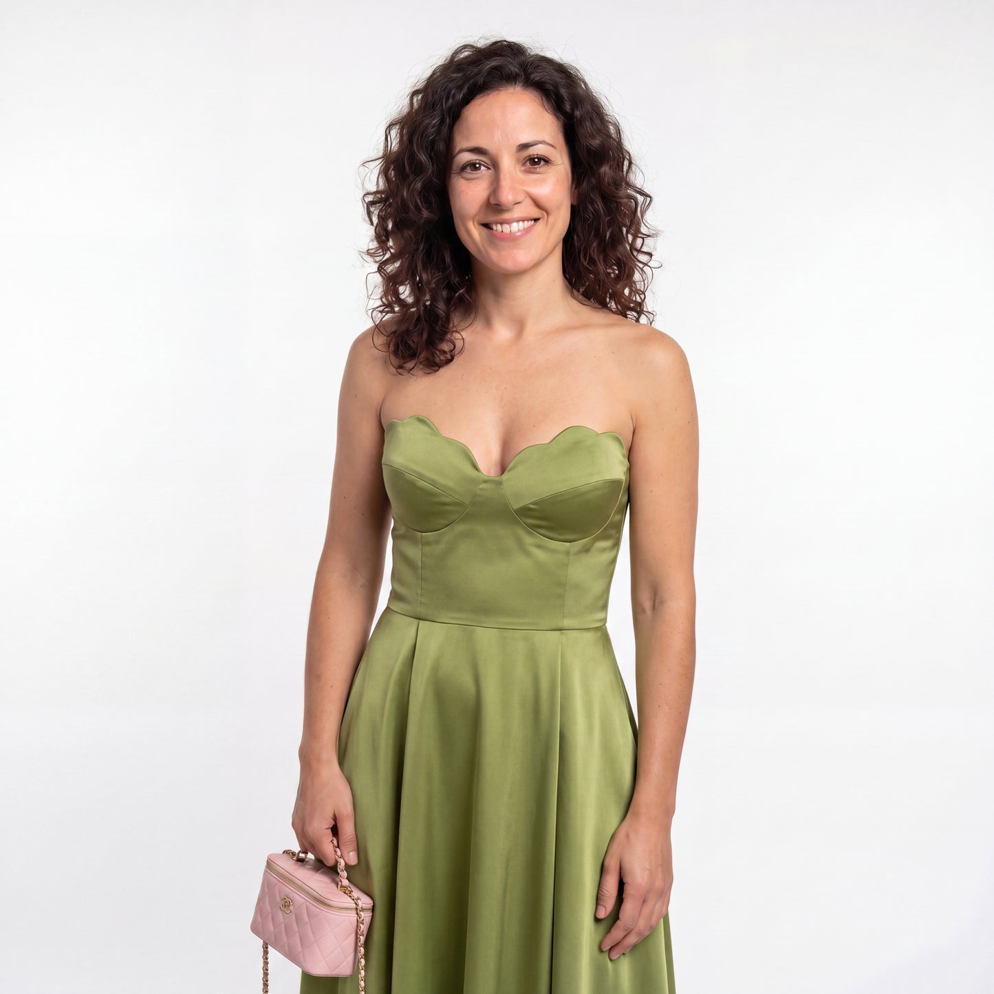 Claudia™ | Vestido midi elegante sin tirantes
