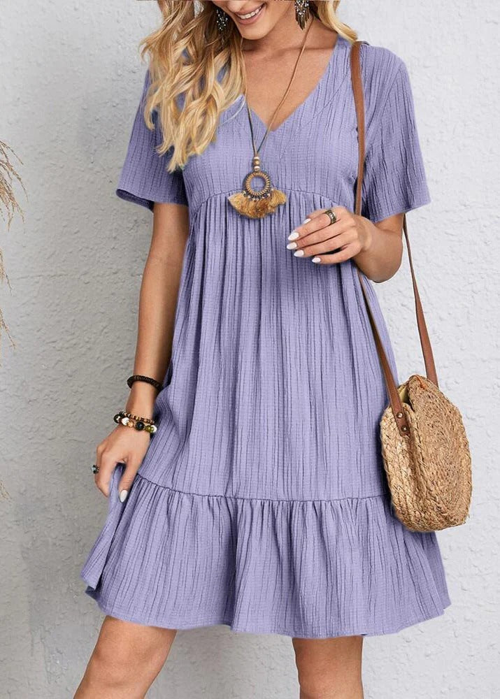 Claudia - Vestido elegante que disimula el vientre