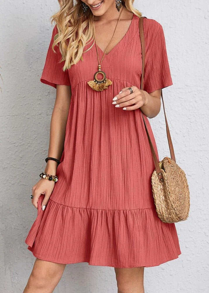 Claudia - Vestido elegante que disimula el vientre