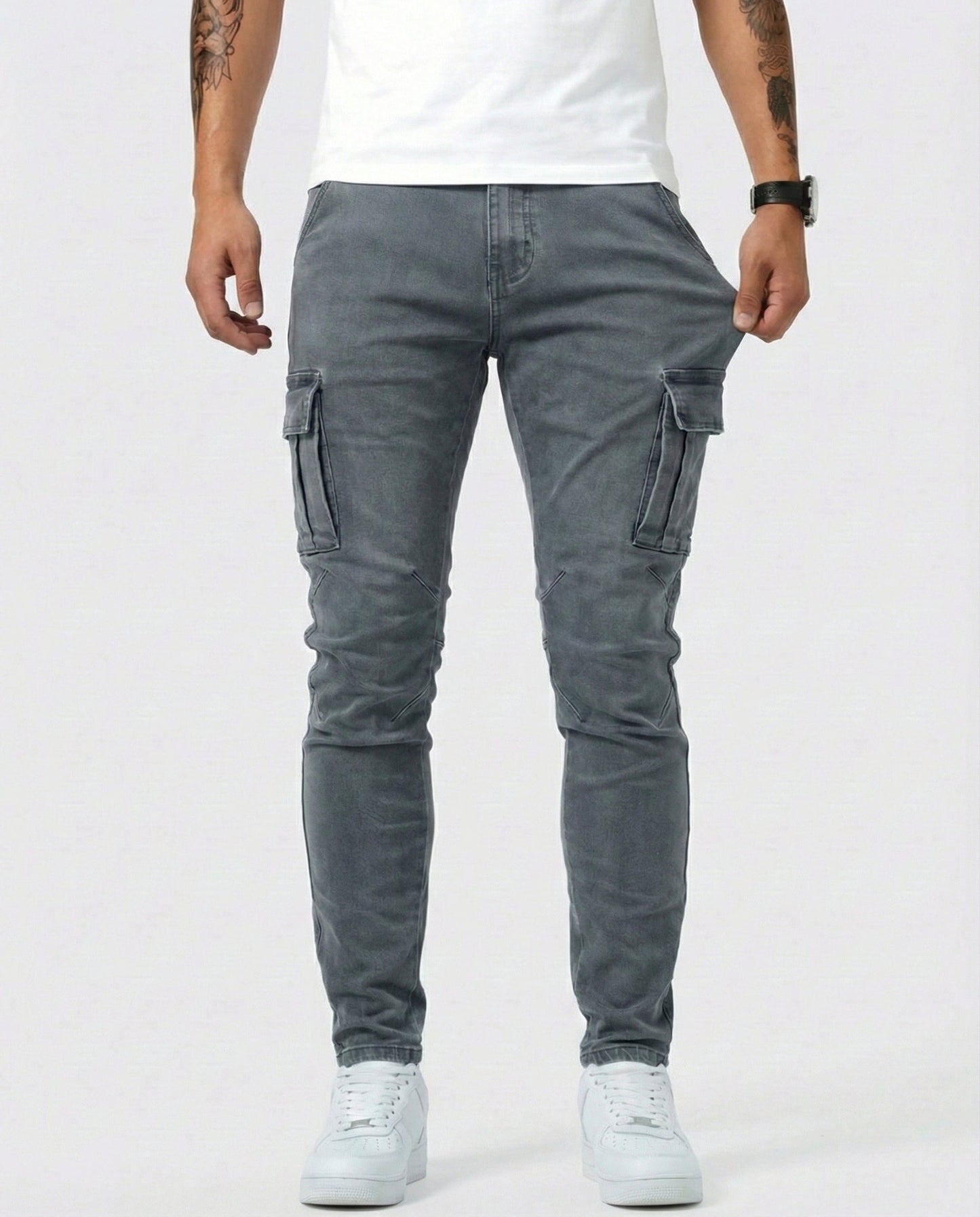 Pantalón Cargo  Elástico