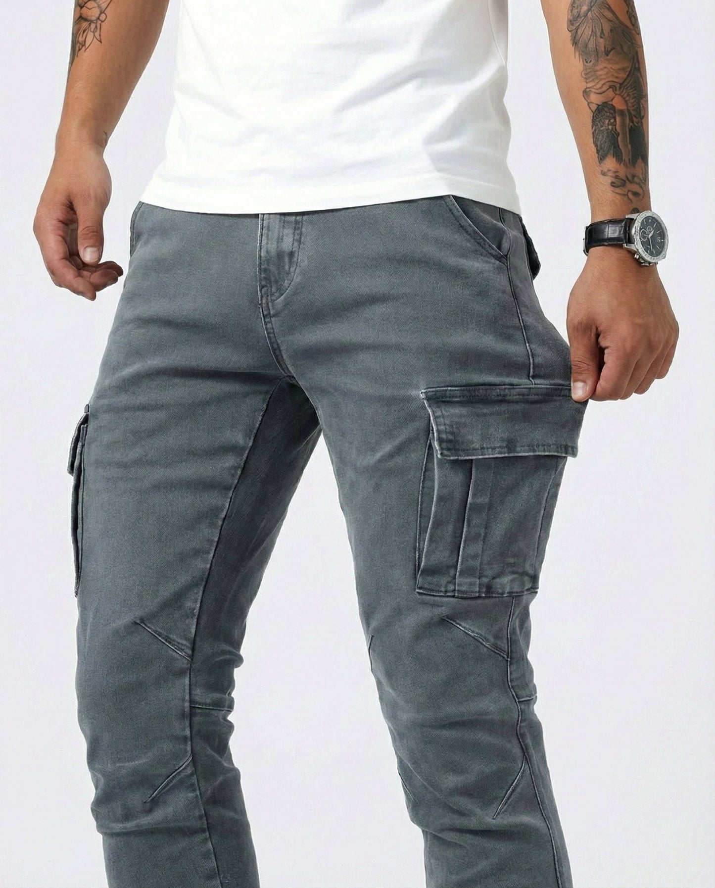 Pantalón Cargo  Elástico